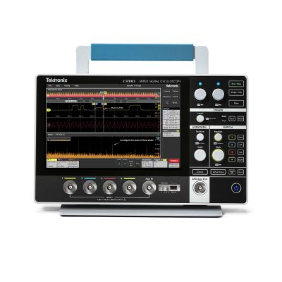 MSO24-2-BW-350 | Oscilloscope Tektronix MSO24, 4 voies 350 MHz + 16 entrées logiques, mémoire 10 Mpts, 8 bits, écran tactile 10,1''