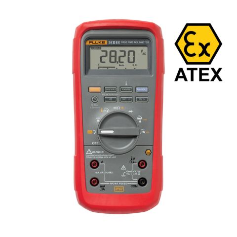 FL28-II-EX | Multimètre portable TRMS AC, 20 000 points, avec certification ATEX, FLUKE-28-IIEX