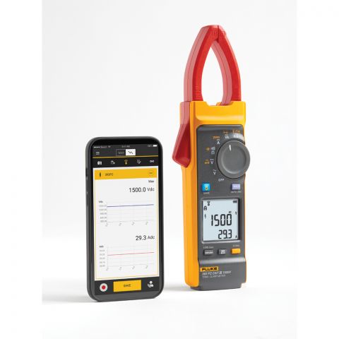 FLUKE-393FC/E | Pince multimètre 1500 V DC, TRMS 1000 V AC CAT III, 1000 A AC/DC, et sonde iFlex 2 500 A, compatible Fluke Connect