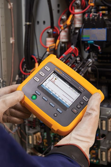 FLUKE-1736/FPC-EU | Enregistreur qualité d'énergie triphasé FLUKE-1736/EUS GOLD avec sondes de courant et Fluke Premium Care 1 an