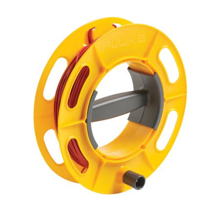 CABLE-REEL-50M-RD | Bobine de câble rouge, longueur 50 m 