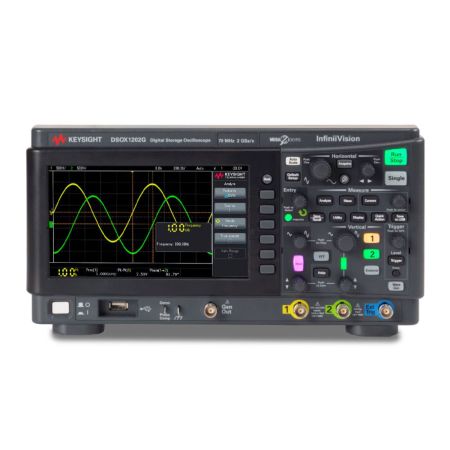 DSOX1202G | Oscilloscope numérique 2 voies 70 MHz (200 MHz en option) avec générateur de fonctions 