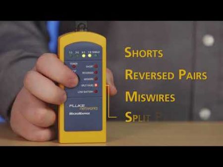 Fluke Networks MicroMapper Handheld Cable Tester & Verifier