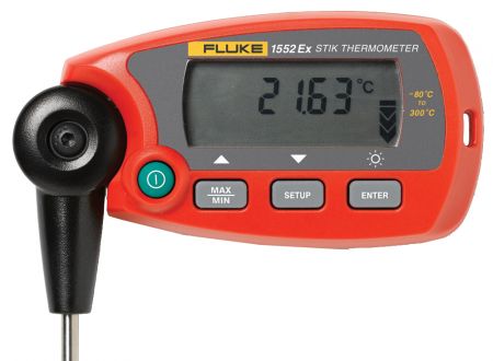 FLUKE-1551A-EX-SERIE | Thermomètres RTD à piquer ATEX, mesure de température de -50°C à 160°C 