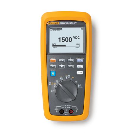 FLUKE-283FC/EUR | Multimètre FLUKE-283 FC CAT III 1500 V DC, 1000 V CAT IV, TRMS AC, 6000 pts, Fluke Connect