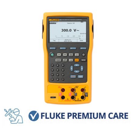 FLUKE-754/FPC-EU | Calibrateur de process à mémoires avec le programme d'assistance Premium Care 1 an 