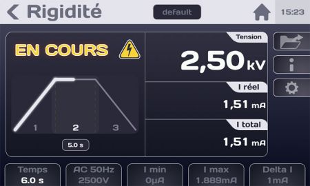 SEFELEC506H | Poste de rigidité diélectrique 5kV AC et 6kV DC 500VA 