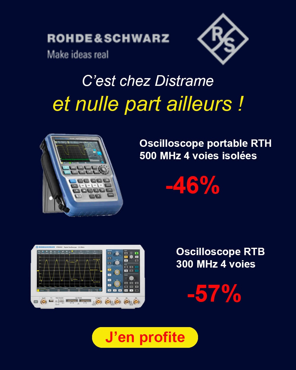 Promotions RTB et RTH Rohde et Schwarz