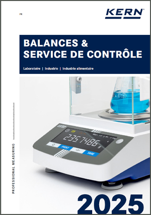 Catalogue KERN Balances de mesure 2025